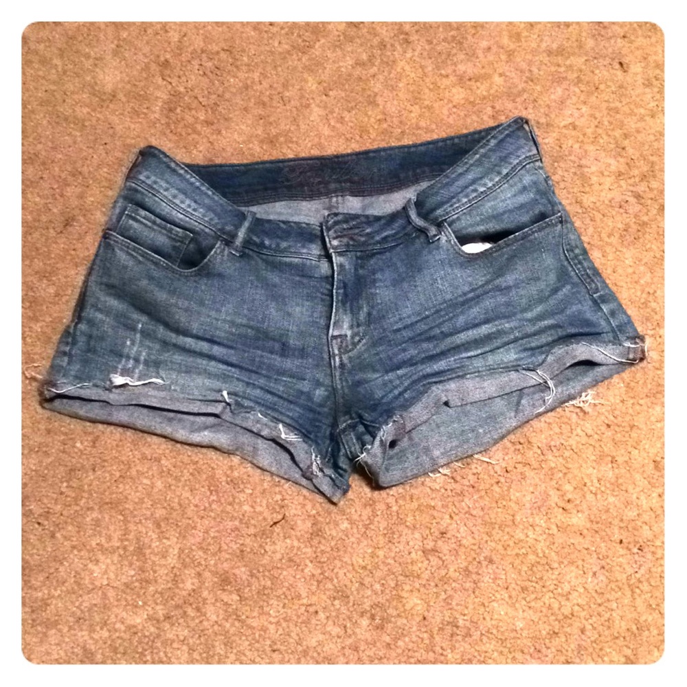 Denim Shorts (light blue) size 8